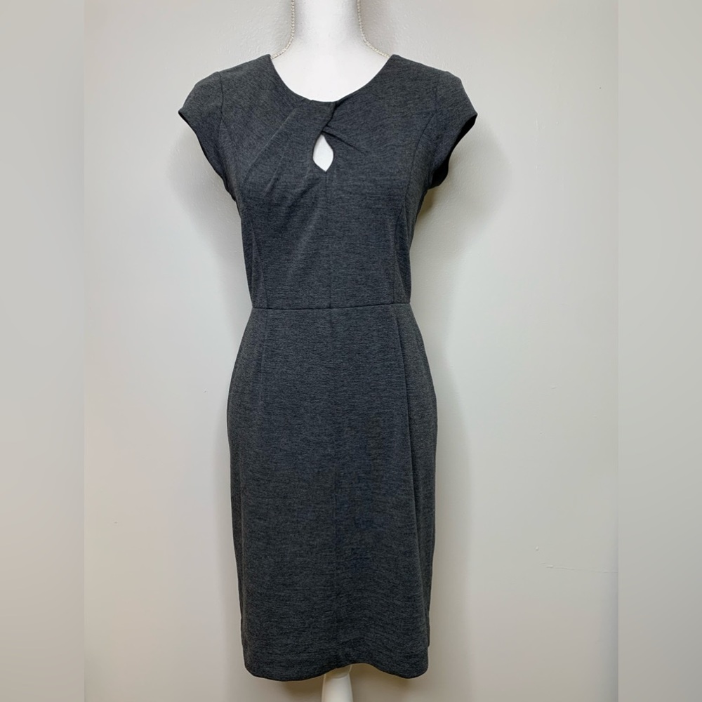 Banana Republic Cap Sleeve Dress Grey Size 2